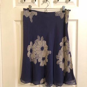 Ann Taylor silk skirt NWT